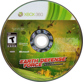 Earth Defense Force: Insect Armageddon - Disc (North America) - 757x755