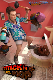 Attack of the Evil Poop - Box - Front (World) - 600x900