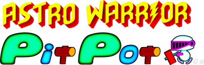 Astro Warrior / Pit Pot - Clear Logo (Europe) - 5354x1708