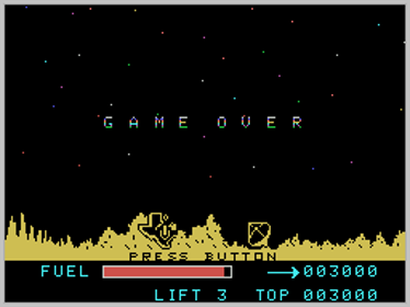 Parsec - Screenshot - Game Over (World) - 256x192