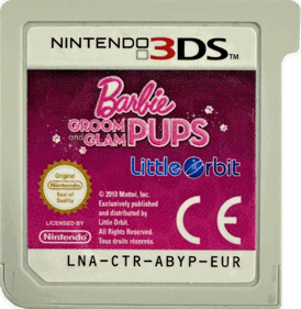 Barbie: Groom and Glam Pups - Cart - Front (Europe) - 885x907