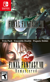 Final Fantasy VII & Final Fantasy VIII Remastered: Twin Pack - Box - Front (North America) - 787x1280