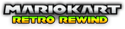 Mario Kart Retro Rewind - Clear Logo (World) - 1537x363