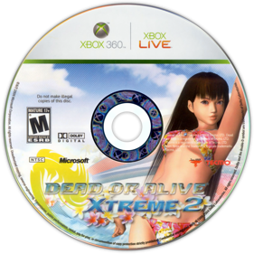 Dead or Alive Xtreme 2 - Disc (North America) - 791x791