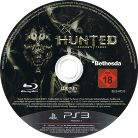 Hunted: The Demon's Forge - Disc (Germany) - 500x500