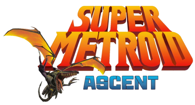 Super Metroid: Ascent - Clear Logo (World) - 1388x752