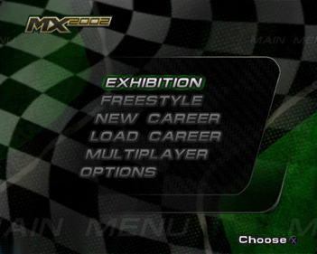 MX 2002 featuring Ricky Carmichael - Screenshot - Game Select (World) - 640x512