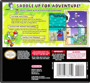 Yoshi's Island DS - Box - Back - Reconstructed (North America) - 774x708