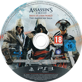 Assassin's Creed: Birth of a new World: The American Saga - Disc (Europe) - 500x500