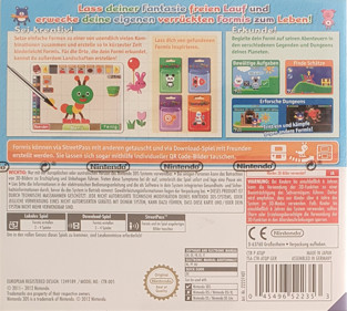 Freakyforms Deluxe: Your Creations, Alive! - Box - Back (Germany) - 1372x1230