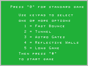 Omega Race - Screenshot - Game Select (World) - 256x192