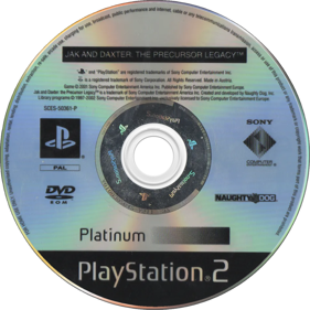 Jak and Daxter: The Precursor Legacy - Disc (Europe) - 1280x1280