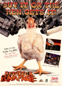 Redneck Rampage - Advertisement Flyer - Front (United Kingdom) - 2178x3000