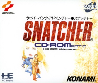 Snatcher CD-ROMantic - Box - Front (Japan) - 3218x2742