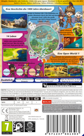FANTASY LIFE i: The Girl Who Steals Time  - Fanart - Box - Back (Germany) - 1176x1902