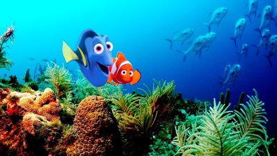 2 Games in 1: Monsters, Inc. / Finding Nemo - Fanart - Background (North America) - 1920x1080
