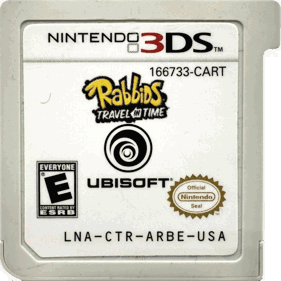 Rabbids Travel in Time 3D - Cart - Front (North America) - 1277x1276