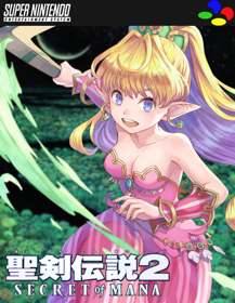 Secret of Mana - Fanart - Box - Front (Japan) - 500x646