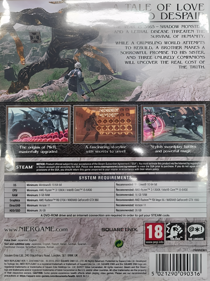 NieR Replicant Ver.1.22474487139... - Box - Back (Europe) - 957x1280