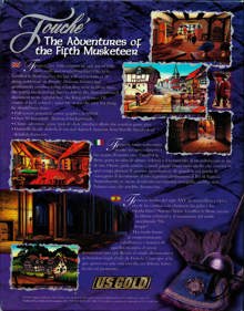 Touché: The Adventures of the Fifth Musketeer - Box - Back (Spain) - 2000x2554