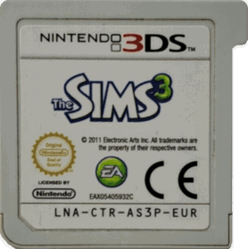 The Sims 3 - Cart - Front (Europe) - 617x622