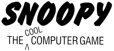 Snoopy: The Cool Computer Game - Clear Logo (Europe) - 891x403