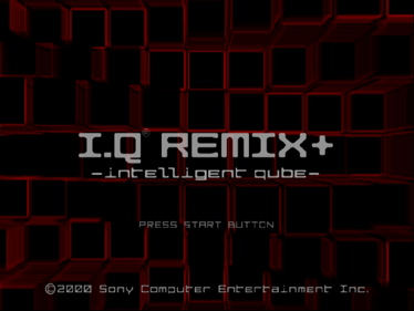 I.Q Remix+: Intelligent Qube - Screenshot - Game Title (Japan) - 597x448