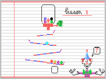 Learning with FuzzyWOMP - Screenshot - Gameplay (World) - 256x192