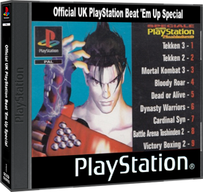 Official UK PlayStation Beat 'Em Up Special - Box - 3D (Europe) - 1409x1330