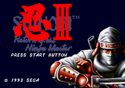 Shinobi III: Return of the Ninja Master - Screenshot - Game Title (World) - 640x448