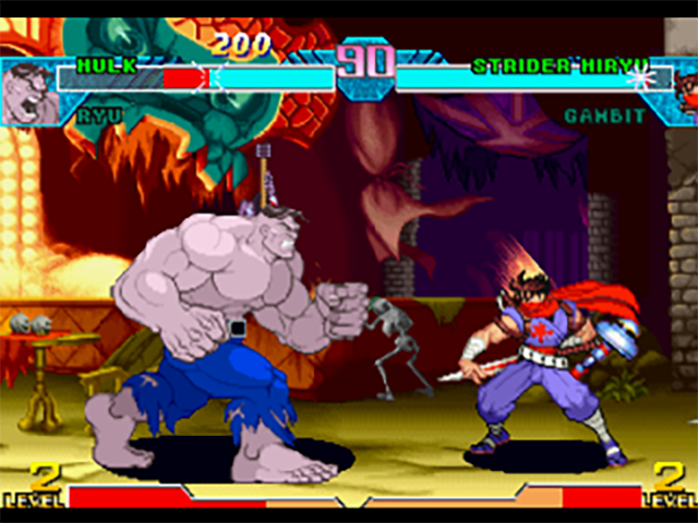 Illustration of Marvel vs. Capcom: Clash of Super Heroes