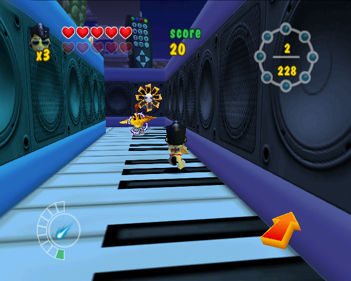 Rock 'N' Roll Adventures - Screenshot - Gameplay (World) - 640x512