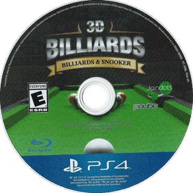 3D Billiards: Billiards & Snooker - Disc (North America) - 1364x1362
