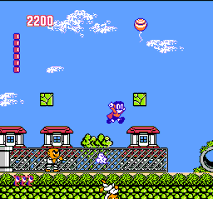 Perman: Enban o Torikaese!! - Screenshot - Gameplay (World) - 256x240