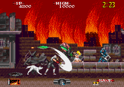 Shadow Dancer: The Secret of Shinobi - Screenshot - Gameplay (World) - 640x448