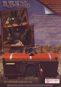 RHEM 3: The Secret Library - Box - Back (North America) - 556x800