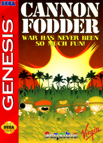 Cannon Fodder - Fanart - Box - Front (North America) - 1510x2100