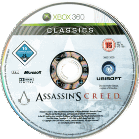 Assassin's Creed - Disc (Europe) - 2868x2866