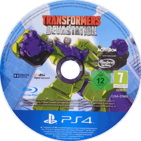 Transformers: Devastation - Disc (Europe) - 1399x1397