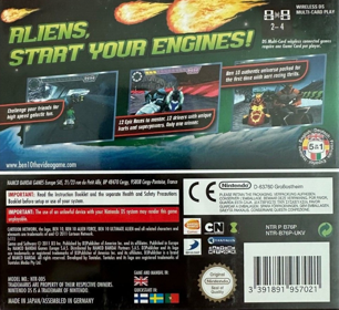 Ben 10: Galactic Racing - Box - Back (Europe) - 1200x1100