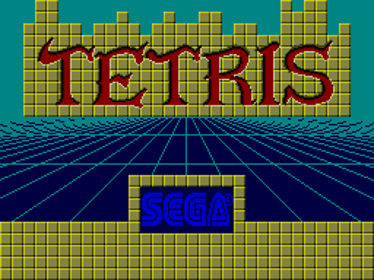 Tetris (Sega, System E) - Screenshot - Game Title (World) - 256x192