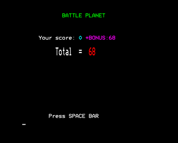Battle Planet - Screenshot - Game Over (United Kingdom) - 640x512