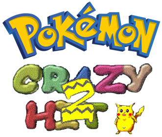 Pokémon Crazy Hit - Clear Logo (World) - 676x573