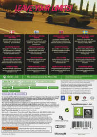 Forza Horizon 2 - Box - Back (Europe) - 6067x8559