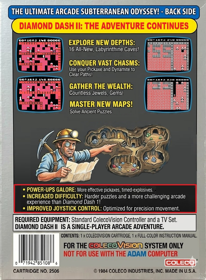 Diamond Dash II - Box - Back (World) - 880x1198
