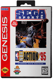 NBA Action '95 Starring David Robinson - Box - Front - Reconstructed (North America) - 830x1230