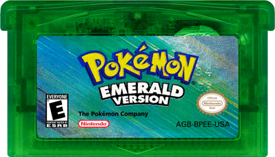 Pokémon Emerald Version - Cart - Front (North America) - 1000x574
