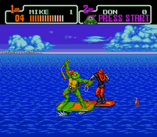 Teenage Mutant Ninja Turtles: The Hyperstone Heist - Screenshot - Gameplay (World) - 512x448