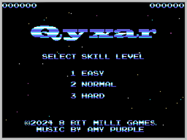 Qyxar - Screenshot - Game Select (World) - 256x192