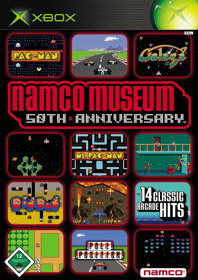 Namco Museum: 50th Anniversary Arcade Collection - Box - Front (Germany) - 1200x1700